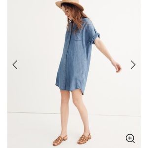 Madewell Denim Courier Shirtdress in Lauryn Wash